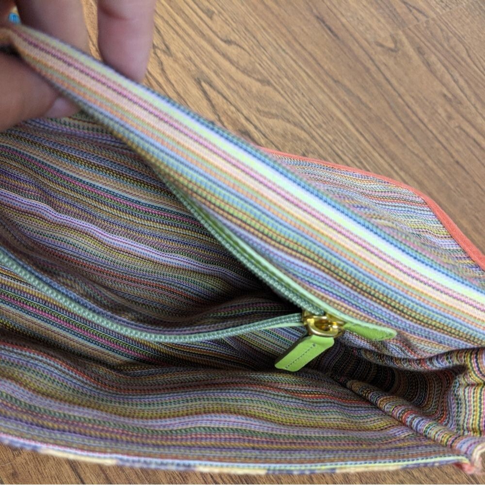 M MISSONI Raffia Crossbody Plastic Ring Strap - Picture 10 of 14